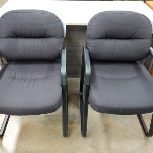 HON Pillow Soft Guest Arm Chair Black