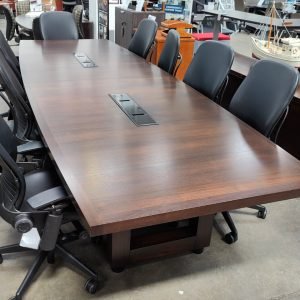 STEELCASE CONVENE 12' Conference Table Surrey Walnut