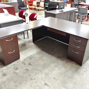 Paoli 36" x 72" Desk w/ 48” Left Return Box Box File
