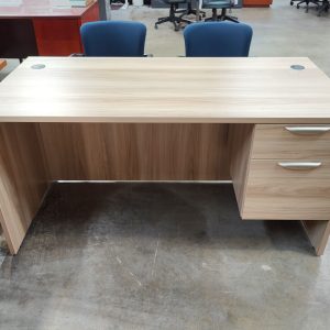 Office Source Single 3/4 Pedestal Desk