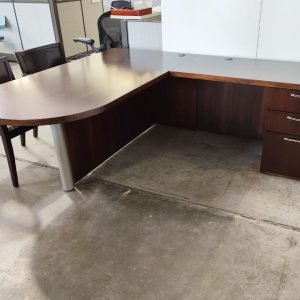 National Wave Works 72" x 36" Peninsula Desk