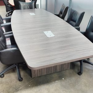 OFFICE SOURCE 10’ x 4' Boat Shape Conference Table