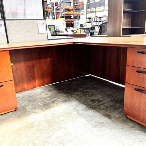 National 72" x 30" Desk Cherry
