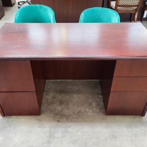 STEELCASE 30" X 60" Desk Mahogany