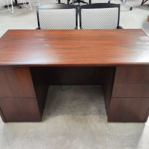 STEELCASE 30" x 60" Desk Surry Walnut