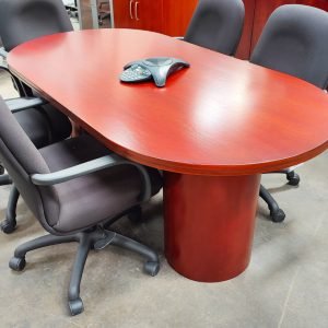 Conference Table Race Track 72" x 36" Cherry