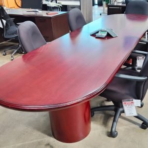 Conference Table Race Track 10'6" x 36" Mahogany