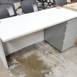 LOGIFLEX 24" x 58" Desk Shell White