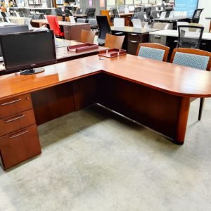 NATIONAL WAVEWORKS 30" x 72" Peninsula Desk