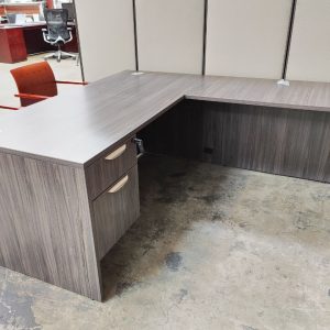 Office Source 30" X 66" Desk Coastal Gray