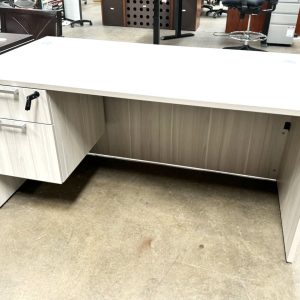 PL SERIES 30" x 60" Desk Silver Birch