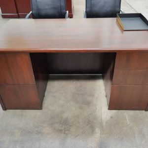 STEELCASE 30" x 60" Desk Surry Walnut