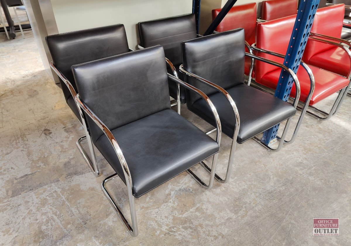 Gordon International Sled Guest Arm Chair