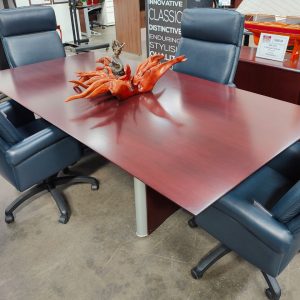 VECTA 8' Conference Table 48" x 96" Mahogany