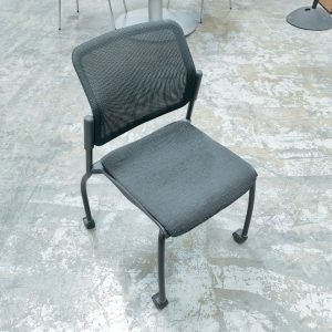 Global Seige Rolling Training Chair Black