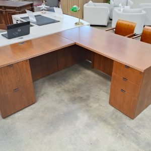 OFS 30" x 66" Desk Left Return Cherry