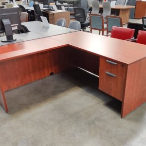 Office Source 30” x 66” Desk 24” x 42” Left Return