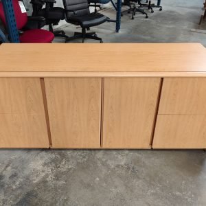 NATIONAL ARROWOOD Storage Credenza Maple