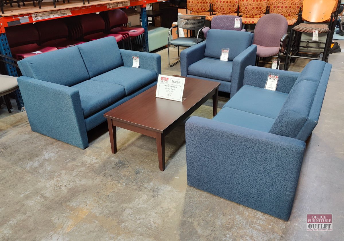 HON Blue Fabric Soft Seating