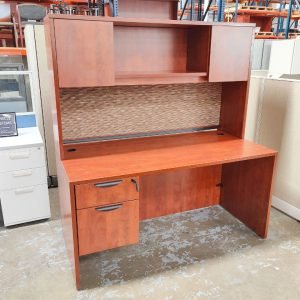 Office Source 30" x 60" Desk Hutch Bookcase