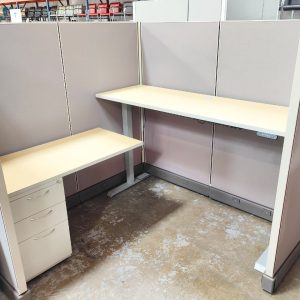 AIS DIVI Workstation Standing Desk Left Return