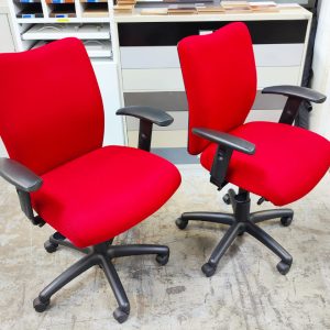 KIMBALL Task Chair Red Fabric