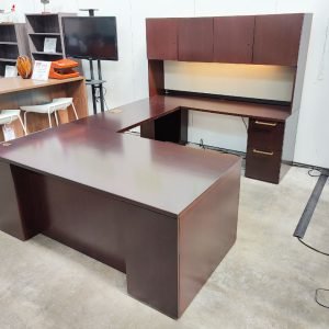 STEELCASE Desk Right Bridge Credenza