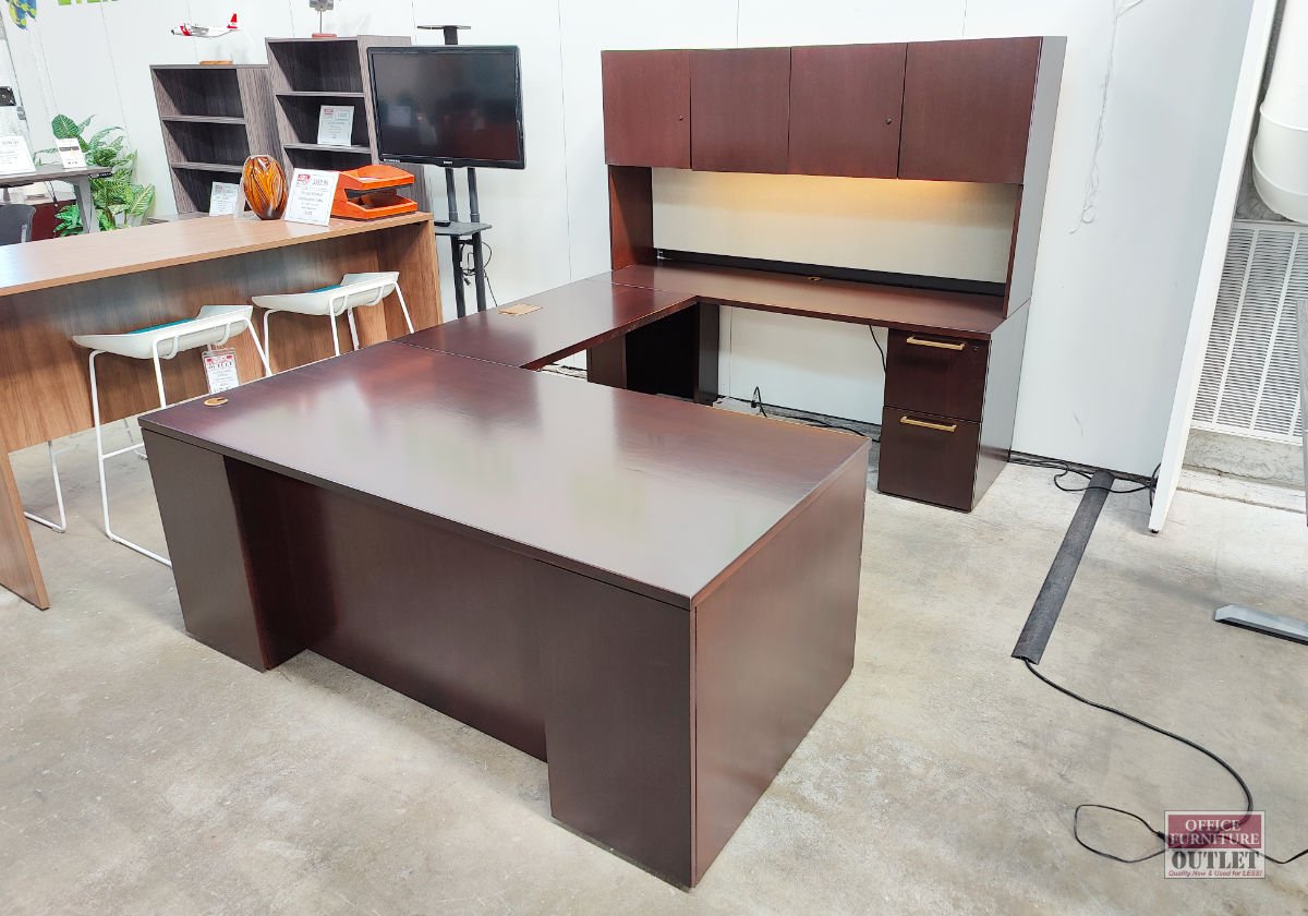 STEELCASE Desk Right Bridge Credenza