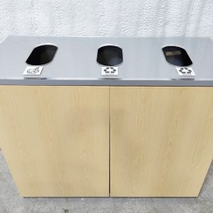 TRIPLE COMMERCIAL Trash & Recycle Station