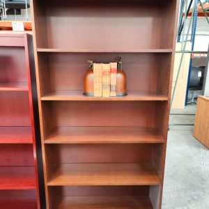 HALE 5 Shelf Bookcase Walnut