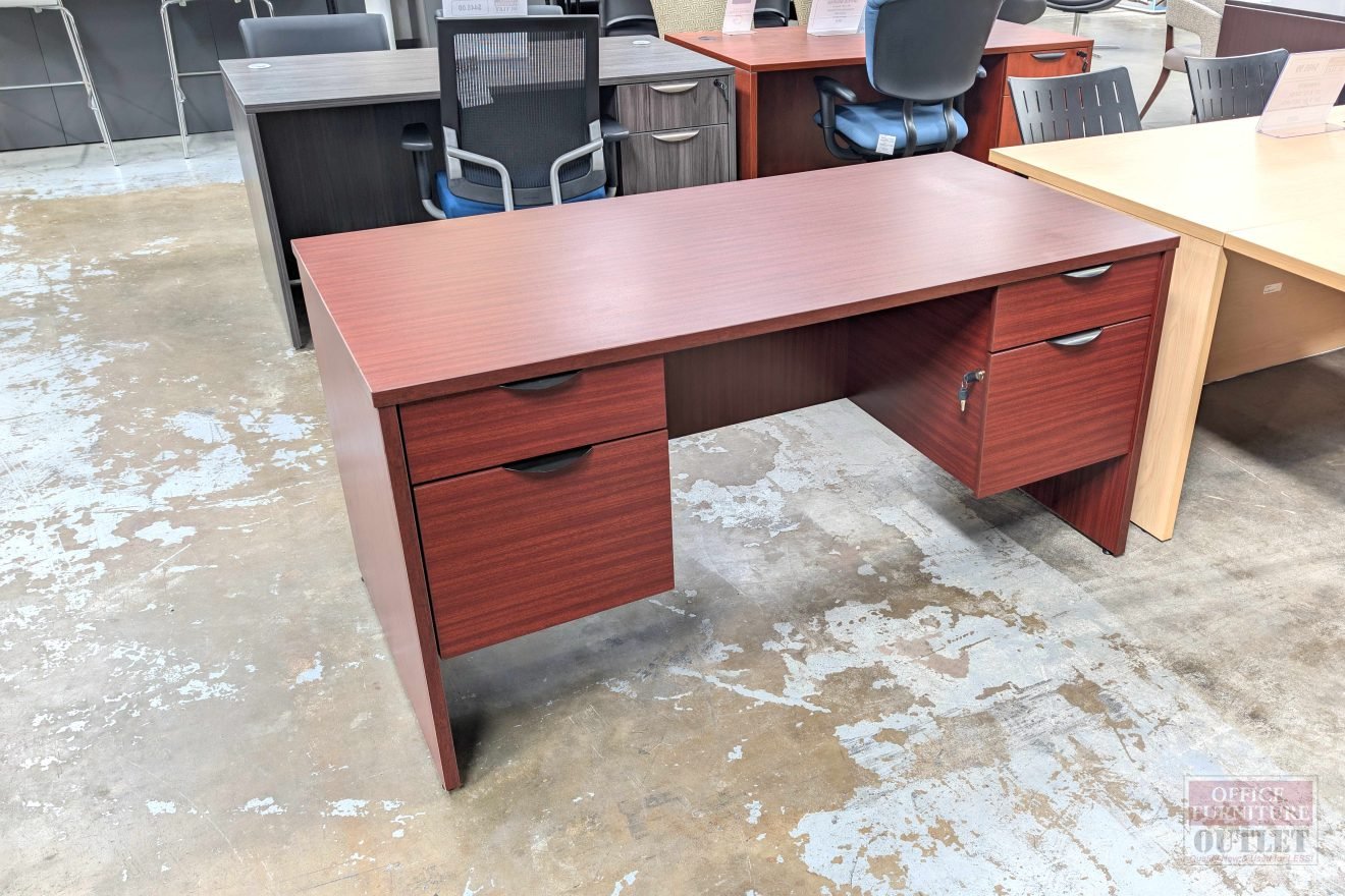 HON Desk Box File Pedestals Mahogany