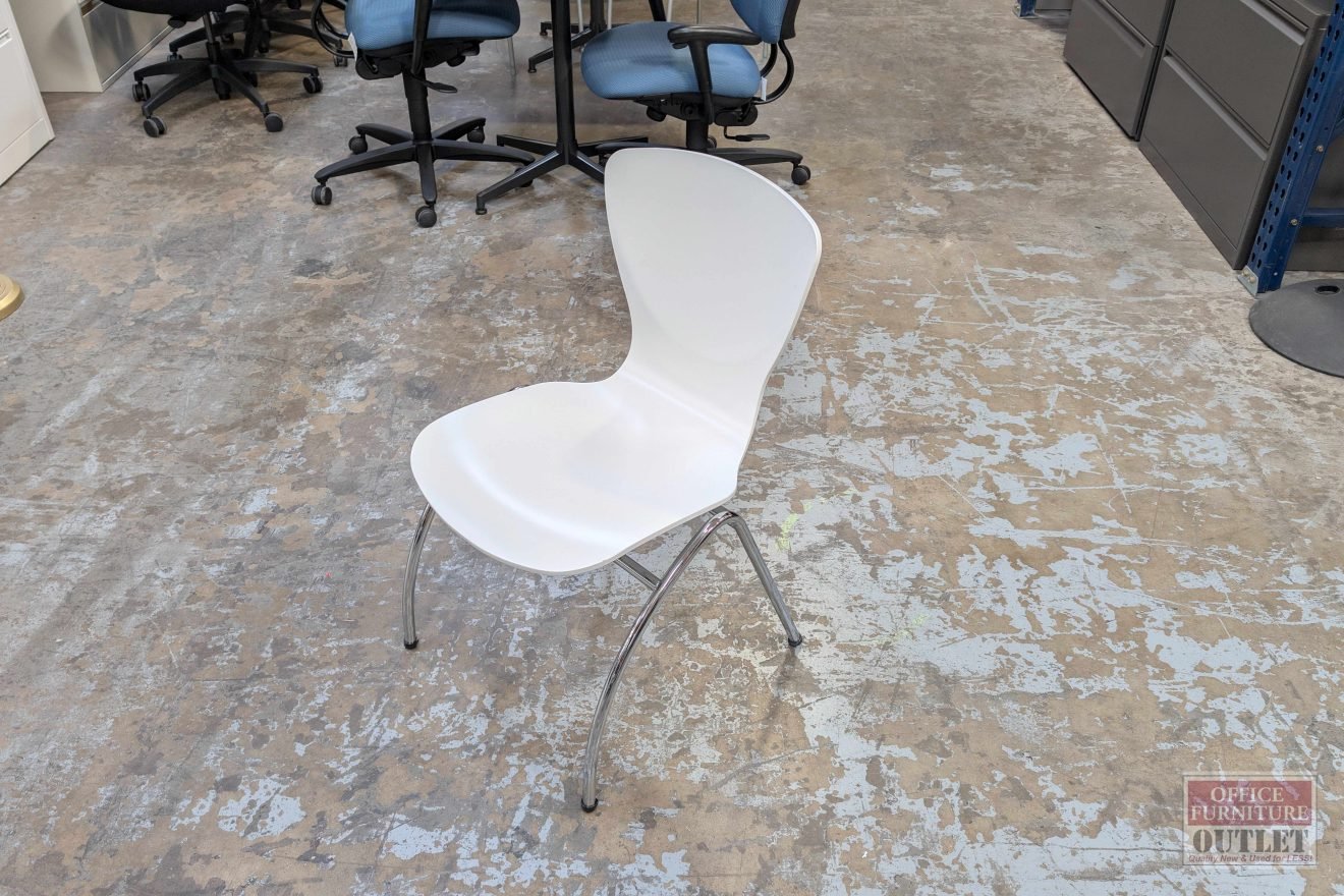 KIMBALL Bingo Stack Chair White