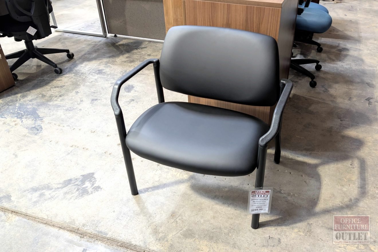 OFFICE SOURCE Big and Tall Guest Chair 500 lb Capacity