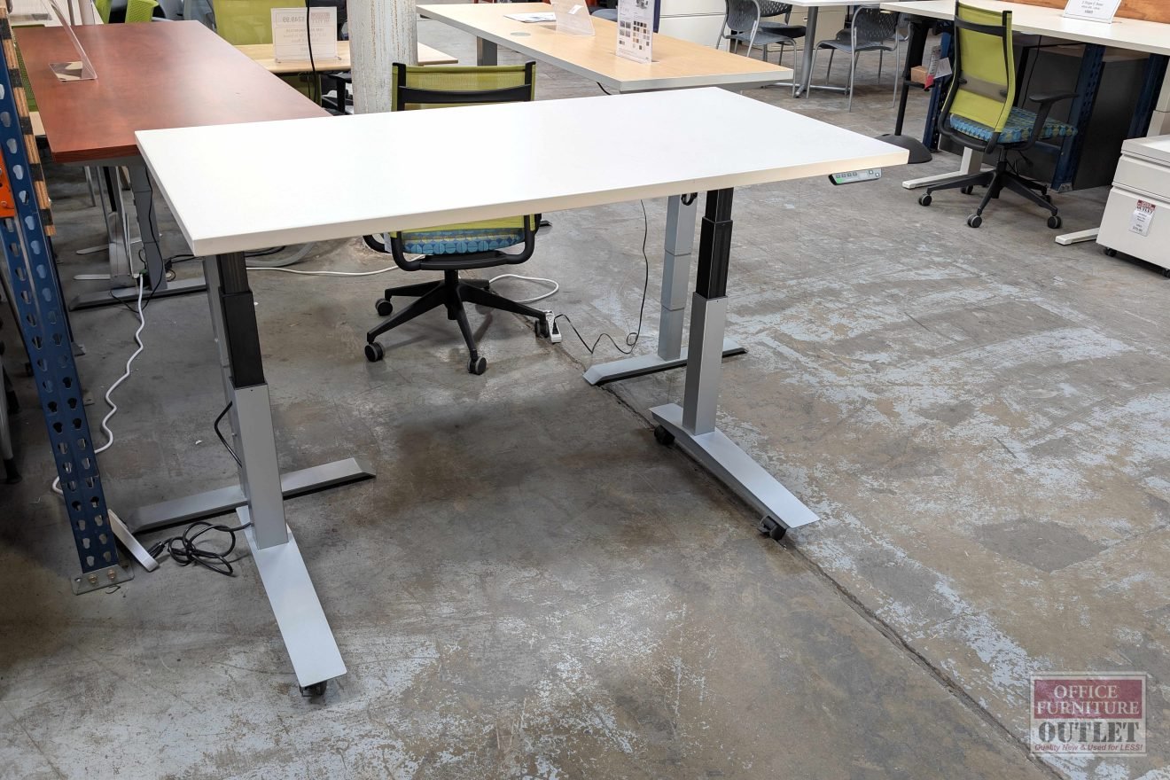 HAWORTH Sit To Stand Desk 3 Stage Base
