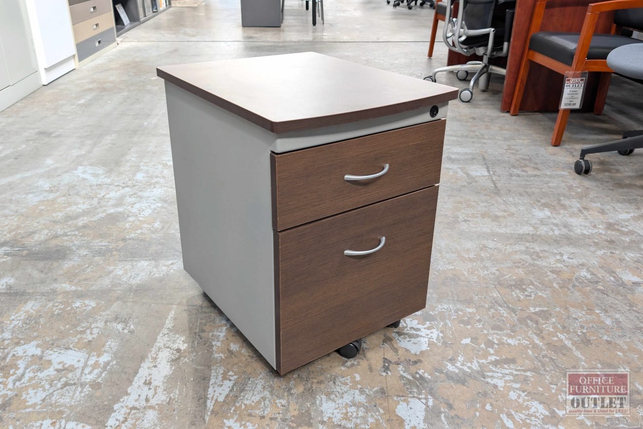 MOBILE PEDISTAL Box File Espresso