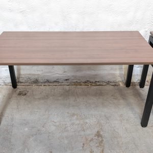 OFFICE SOURCE Table Modern Walnut