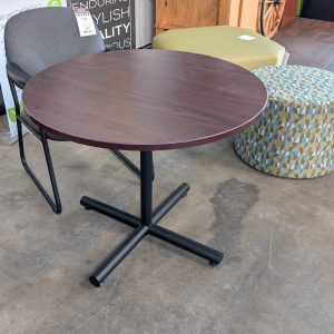 OTG Round Conference Table MAHOGANY