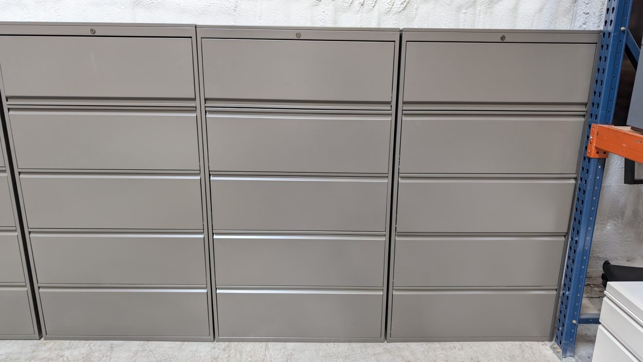 Great Openings 5 Drawer Lateral File Medium Tone
