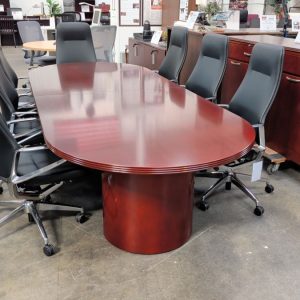 10' Racetrack Conference Table Cherry