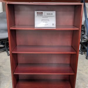DIVERSIFIED 4 Shelf Bookcase mahogany
