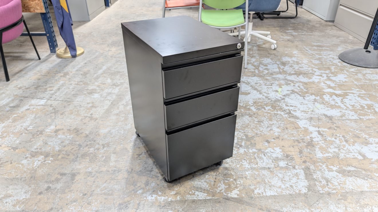Office Source Mobile Pedestal Black