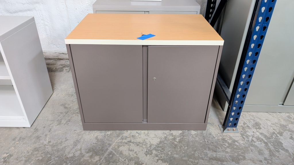Steelcase 2 Door Storage Cabinet