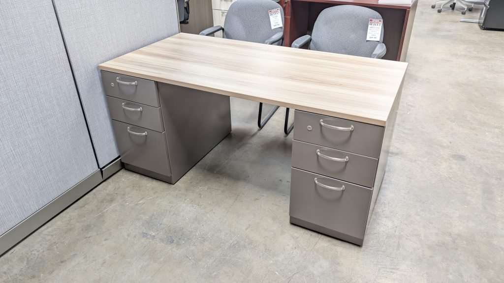 Steelcase Double Pedestal Desk