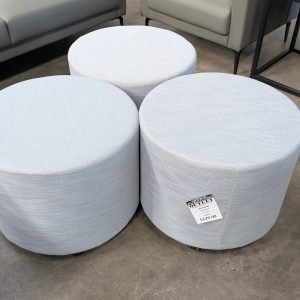 National Ottoman Gray Fabric USED
