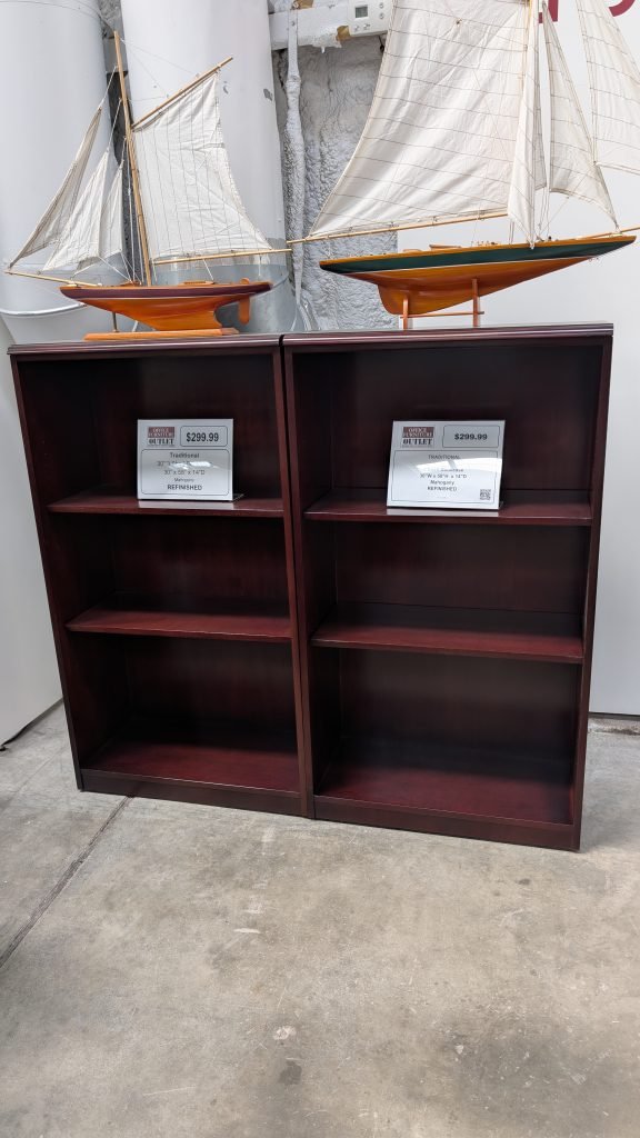 TRADITIONAL 30" 3 Shelf Bookcase