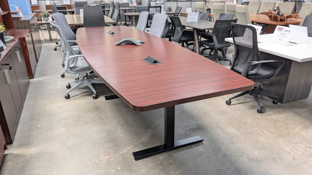 OFFICE SOURCE Boat Shaped Conference Table