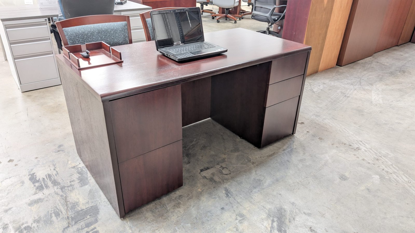 STEELCASE Double Pedestal Desk
