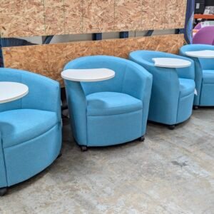 GLOBAL Guest Arm Chairs Swivel Base