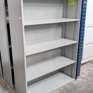 TRENDWAY 4 Shelf Metal Bookcase 36"W x 52"H
