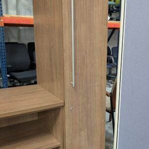 HAWORTH Wardrobe Cabinet Natural Walnut